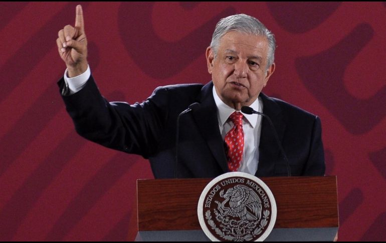 López Obrador acepta la propuesta de la oposición para que se acuerde otra fecha para la consulta ciudadana para la revocación del mandato, siempre y cuando no haya un gasto adicional. NTX / A. Guzmán