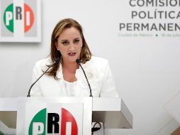La presidenta nacional del PRI resalta que el gobierno de EU señaló que es una falsedad que se esté investigando a Peña Nieto. SUN / ARCHIVO