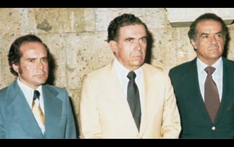 Los hermanos Carlos, Abelardo y Jorge Garciarce Ramírez. 