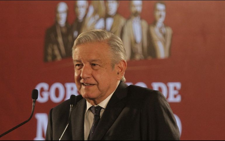 López Obrador dijo que sólo que los ciudadanos le exijan se llevará a cabo una consulta ciudadana para enjuiciar a los expresidentes. NTX / G. Durán