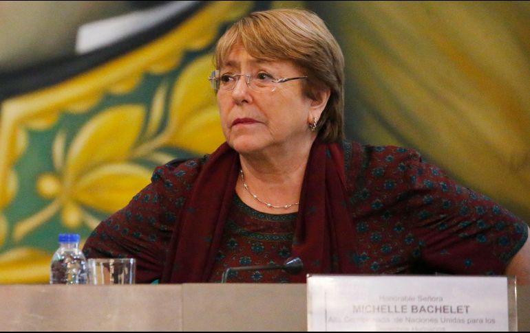 Durante su visita, Bachelet se reunirá con Maduro, Juan Guaidó, el fiscal general, el jefe del Tribunal, y miembros de organizaciones humanitarios. AP / A. Cubillos