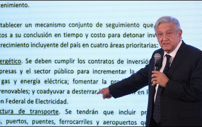 López Obrador defendió sus datos económicos y la creación de empleo tras la publicación de informaciones que hablan de un desplome en los puestos de trabajo formales. EFE/M. Guzmán