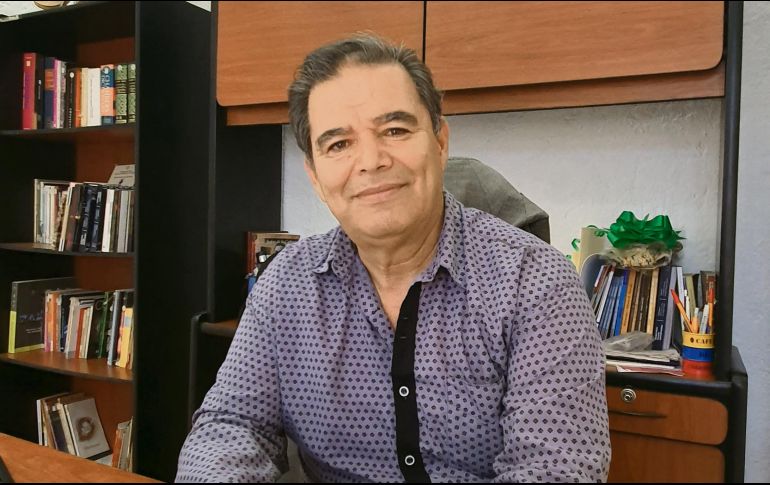 Efraín Franco, presidente del Consejo Estatal para la Cultura y las Artes (CECA). EL INFORMADOR/N. Gutiérrez