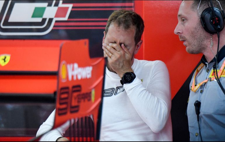 La escudería italiana había pedido revisar la penalización que hizo perder la carrera a Sebastian Vettel en beneficio de Lewis Hamilton. AFP / C. Simon