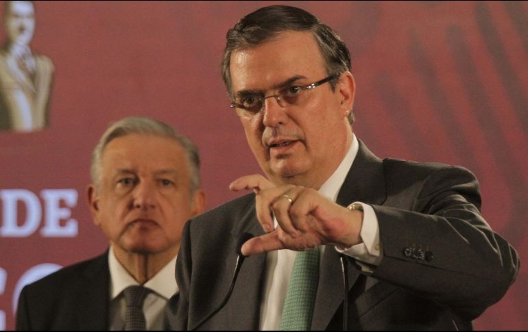 El canciller realizó el anuncio en un mensaje a los medios de comunicación. NTX/G. Durán