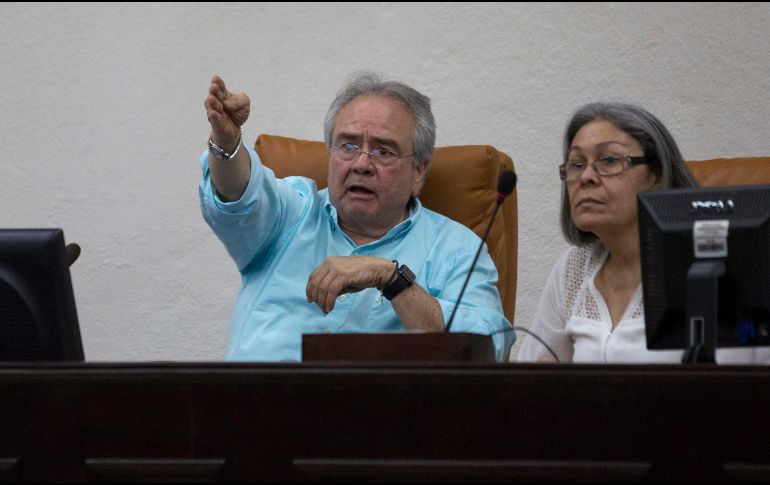 Gustavo Porras, presidente de la Asamblea Nacional, está en la lista de los funcionarios. AP/M. Castillo