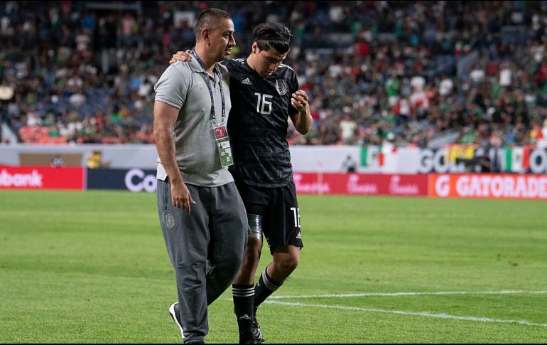Gutiérrez (#16) se lesionó jugando ante Canadá el pasado miércoles. IMAGO7/ARCHIVO