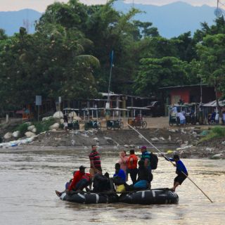 Primeras damas de Guatemala y Honduras visitan frontera entre México y EU