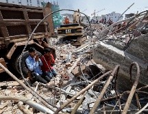 Trabajadores indicaron que el edificio en construcción en la ciudad costeña de Sihanoukville fungía además como su alojamiento. EFE/ M. Remissa