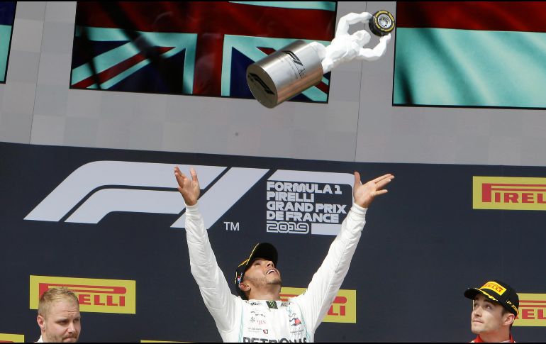 Hamilton ha emprendido una racha de éxitos en su búsqueda por un sexto campeonato mundial de la Fórmula Uno. AP / C. Paris