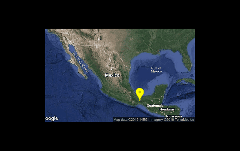 El epicentro del sismo se localizó 45 kilómetros al noreste de Matías Romero. TWITTER / @SismologicoMX