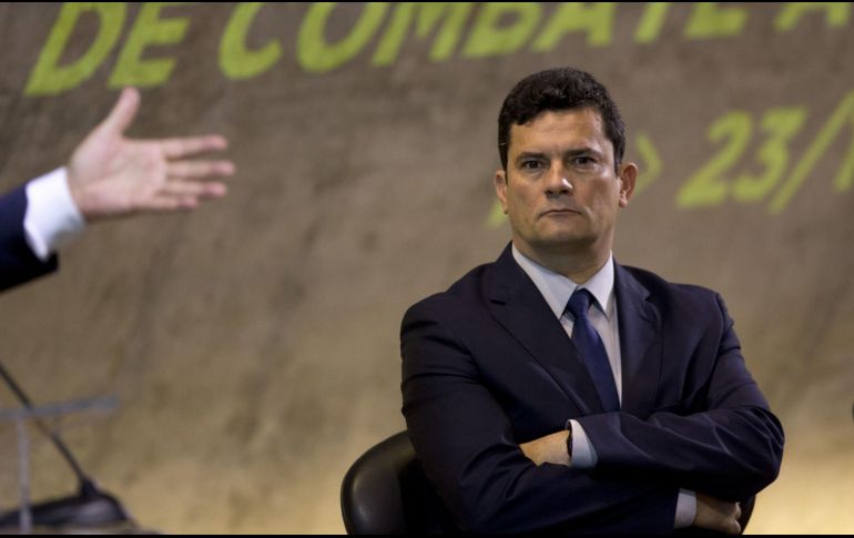 Sergio Moro, ministro brasileño de Justicia. AP/Archivo