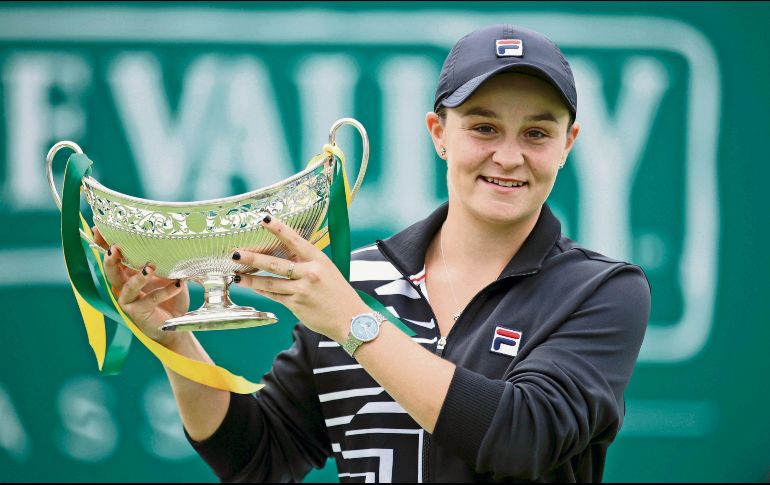 Barty se coronó en Birmingham. AP