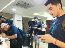 Jugadores de Jalisco arriban a Hermosillo, donde se medirán ante los Rayos. @gigantesjalisco