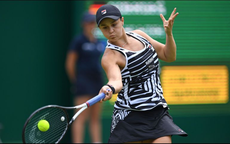 Junto con el título de Grand Slam de Roland Garros, Barty obliga a Naomi a dar un torneo perfecto en Wimbledon. AFP / P. Ellis