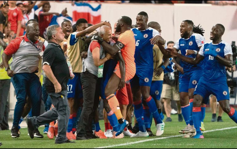 El cuadro haitiano terminó la Fase de Grupos con paso perfecto y ahora se verá las caras ante Canadá en los Cuartos de Final. AFP / D. Emmert