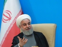 El presidente iraní, Hasán Rohaní, durante una reunión este martes con una delegación del Ministerio de Sanidad en Teherán. EFE/ Oficina Presidencial