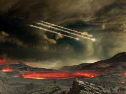 Algunos científicos creen que los impactos de los asteroides con el planeta pudieron haber entregado agua y otras moléculas útiles para la vida emergente en la Tierra. ESPECIAL / nasa.gov