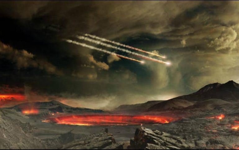 Algunos científicos creen que los impactos de los asteroides con el planeta pudieron haber entregado agua y otras moléculas útiles para la vida emergente en la Tierra. ESPECIAL / nasa.gov