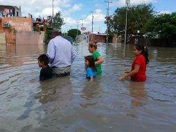 Señalan que cayeron 5.5 pulgadas de lluvia y se instalaron tres albergues en los cuales se atendieron a 95 personas. NTX/ESPECIAL