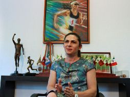 Ana Guevara declara que los rumores sobre su salida de la Conade quedarán esclarecidos cuando terminen las auditorías de la Función Pública. NTX/ARCHIVO