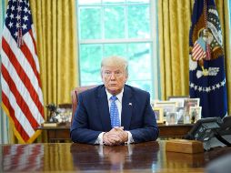 Trump solicitó a demócratas y republicanos que trabajen en los problemas de asilo y los vacíos legales en la frontera. AFP/M. Ngan