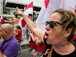 Indican que la intervención de la policía permitió controlar la situación sin que se registraran heridos o detenidos. AFP/STR