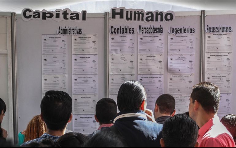 La tasa de desocupación se refiere al porcentaje de la Población Económicamente Activa que no trabajó siquiera una hora durante la semana de referencia de la encuesta. EL INFORMADOR/ ARCHIVO