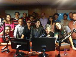 Parte del equipo de IMER. Estaciones dejarán de producir programas de noticias y con invitados para emitir solo música. TWITTER@laumelgarejo