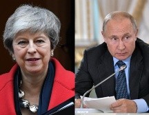 El portavoz de May (izq) afirmó que están abiertos a un relación diferente con Rusia, pero sólo puede ocurrir si desisten de acciones que socavan los tratados internacionales. ESPECIAL