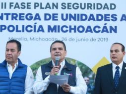 Aureoles insistió en que los municipios deben trabajar en reforzar la certificación y acreditación de sus elementos policiacos. TWITTER/@Silvano_A