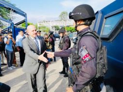 El alcalde de Guadalajara, Ismael del Toro, afirmó que la seguridad es uno de los ejes fundamentales para su administración. ESPECIAL / Policía de Guadalajara