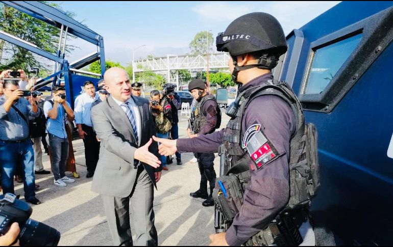 El alcalde de Guadalajara, Ismael del Toro, afirmó que la seguridad es uno de los ejes fundamentales para su administración. ESPECIAL / Policía de Guadalajara