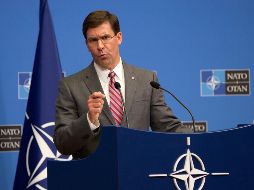 Esper subraya que Estados Unidos quiere evitar cualquier conflicto con Irán y apuesta por la vía diplomática. AP / V. Mayo