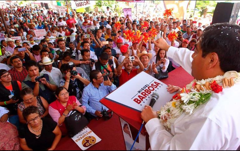 El primero de agosto, Barbosa Huerta tomará protesta como gobernador constitucional ante el Congreso del Estado. TWITTER/@MBarbosaMX