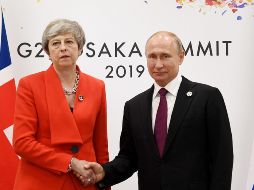 Theresa May asegura tener “pruebas irrefutables” de que Rusia estaba detrás del envenenamiento del ex espía ruso Serguéi Skripal en 2018. EFE / A. Rain