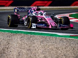 El conductor de Racing Point fue el mejor del equipo, pues su compañero, el canadiense Lance Stroll, se colocó en el puesto 18. AFP / A. Isakovic