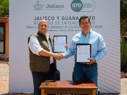 El Gobernador afirmó que este acuerdo permite cuidar los intereses de los jaliscienses en el tema del agua. ESPECIAL