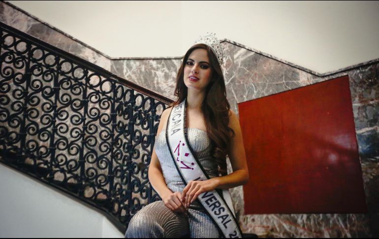 Preparada. La tapatía está lista para representar a México en el próximo concurso de Miss Universo. EL INFORMADOR / F. Atilano