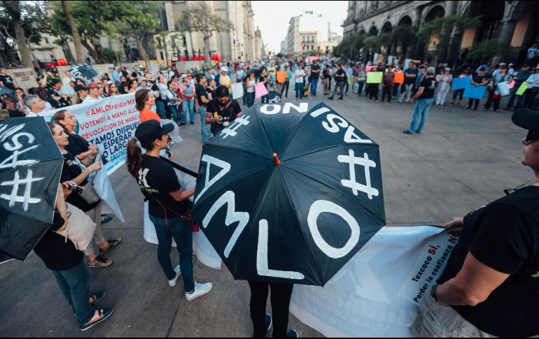 Indican que esta es la quinta manifestación que realiza el colectivo. EL INFORMADOR/G. Gallo