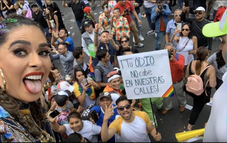 Para Galilea, la diversidad sexual nunca ha sido un problema. ESPECIAL