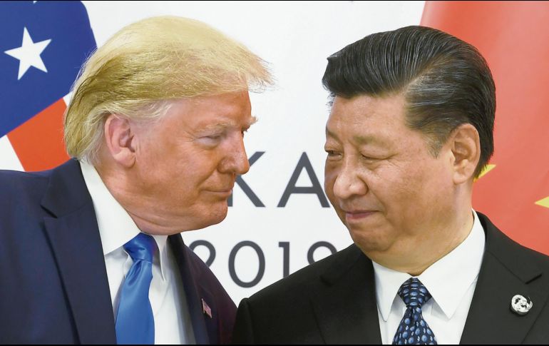 Donald Trump y Xi Jinping, en una reunión en Osaka. AP