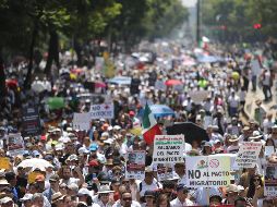 Marchan en CDMX contra gobierno de López Obrador