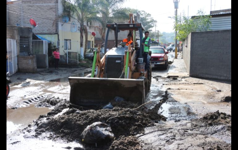 Tormenta dominical afecta colonias de Tlajomulco