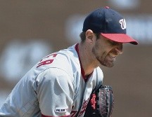 Max Scherzer acumula ocho aperturas sin derrota y ayer ponchó a 14 bateadores. AP / D. Burleson