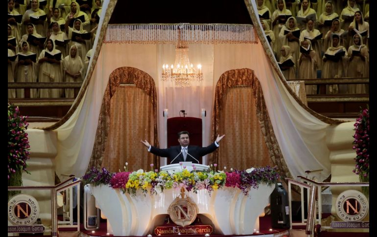 Naasón Joaquín García, actualmente preso en Estados Unidos, sí está registrado como apoderado legal de la iglesia La Luz del Mundo en el de Asociaciones Religiosas de la Segob. AP/ARCHIVO