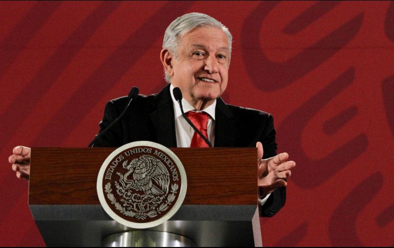 Andrés Manuel López Obrador fue electo presidente el 1 de julio de 2018, tras el primer año de triunfo dará un informe en el Zócalo. ARCHIVO/ NOTIMEX.