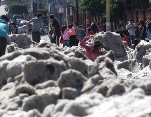 Una inusual granizada cubrió algunas áreas de la zona metropolitana de Guadalajara. AFP
