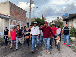 Previo a la sesión del Comité, Salvador Zamora se reunió con vecinos de diversas zonas afectadas. ESPECIAL / Gobierno de Tlajomulco
