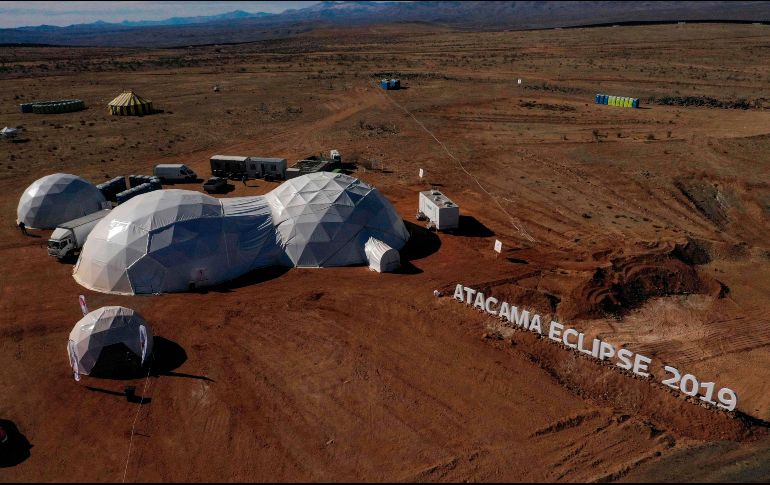 La plenitud del eclipse sucederá en una de las mejores zonas para las observaciones astronómicas. AFP/M. Bernetti
